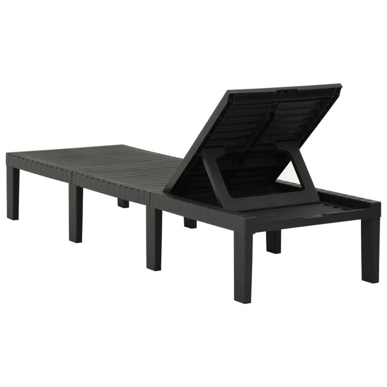 Sun lounger 2024 plastic white